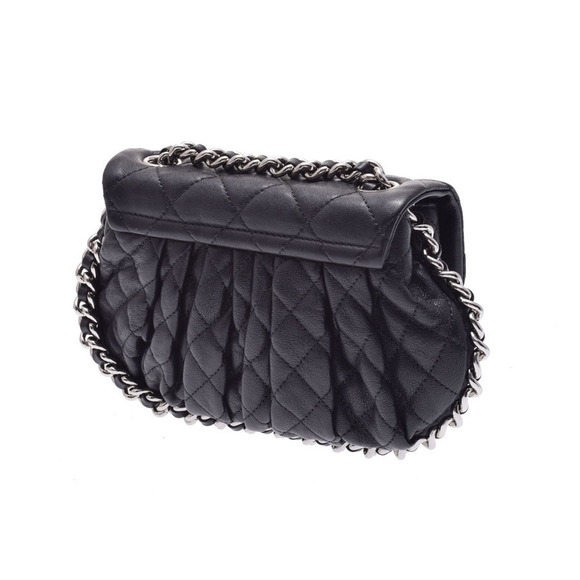 Chanel Chain Around Shoulder Bag Black Calfskin - Picture 2 of 9
